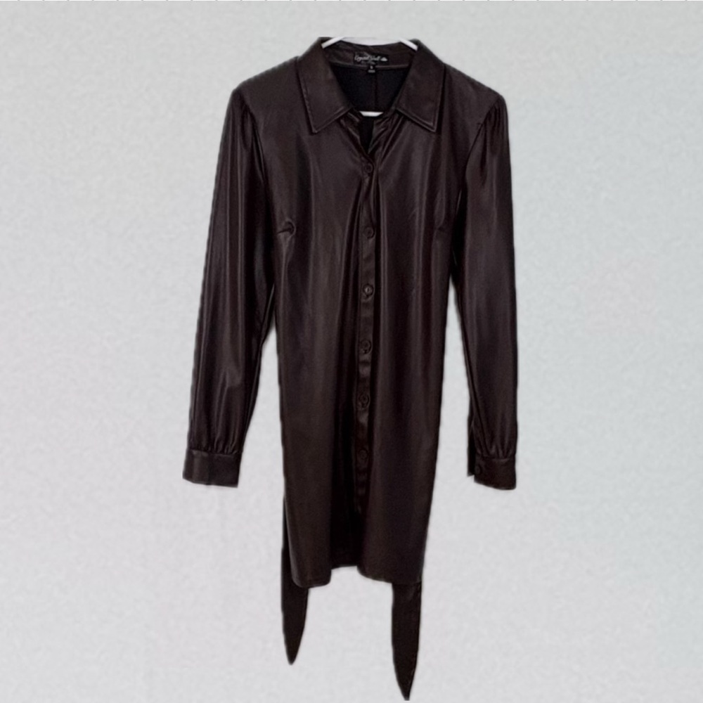Crystal Doll Brown Trench Coat | Women’s Small | New without Tags